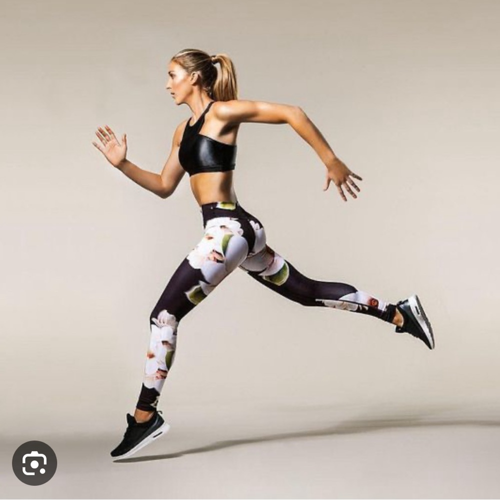 Carbon38 Floral Athletic Leggings